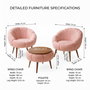 Atelier Del Sofa Lida Wellsoft - Rosa